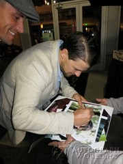 signing photo