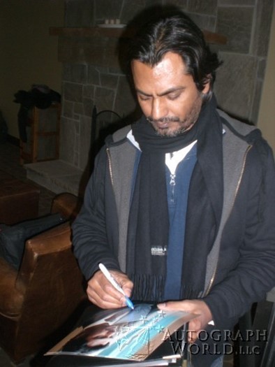 Nawazuddin Siddiqui autograph