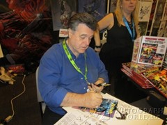 signing photo
