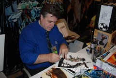 signing photo
