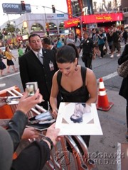 signing photo