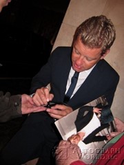 signing photo