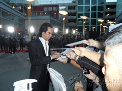signing photo
