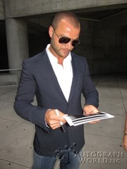 signing photo