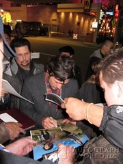 signing photo