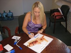 signing photo