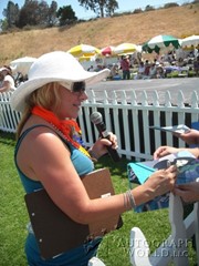 signing photo