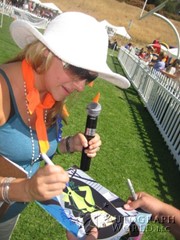 signing photo