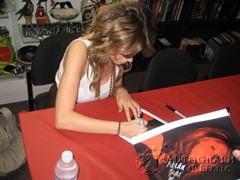 signing photo