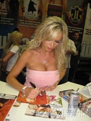 signing photo