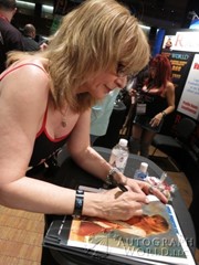 signing photo