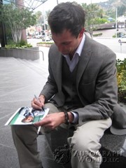 signing photo