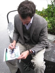 signing photo