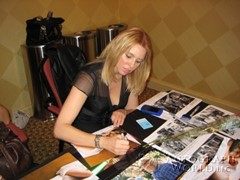 signing photo