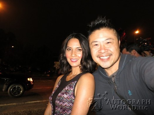 Olivia Munn autograph