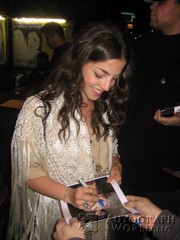 signing photo