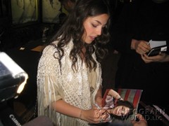 signing photo