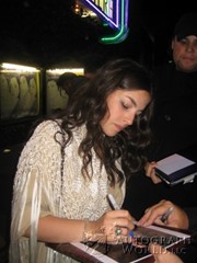 signing photo