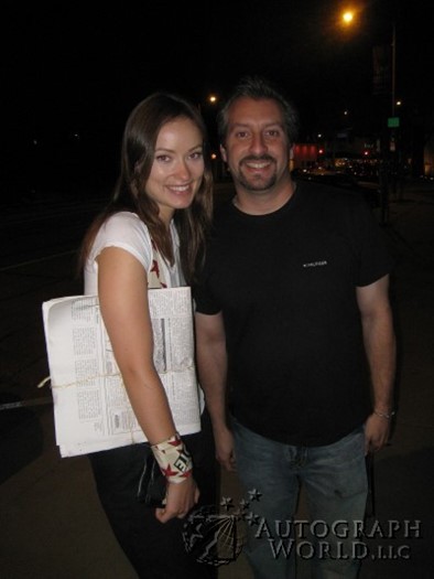 Olivia Wilde autograph