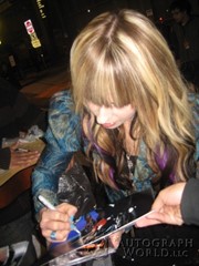 signing photo
