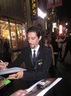 Oscar Jaenada signing proof