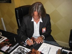 signing photo
