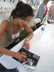 signing photo