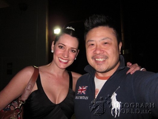 Paget Brewster autograph