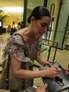 Paget Brewster signing proof