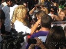 Pamela Anderson signing proof
