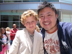 signing photo