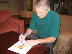 signing photo