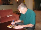 Pat Harrington signing proof