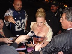 signing photo