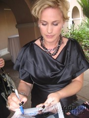 signing photo