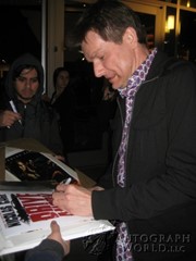 signing photo