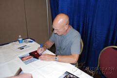 signing photo