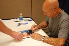 signing photo