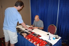 signing photo