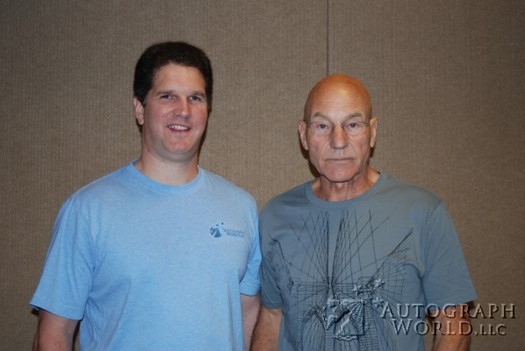 Patrick Stewart autograph