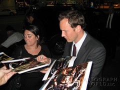 signing photo