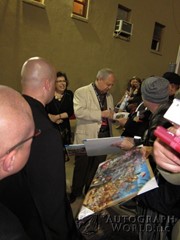 signing photo