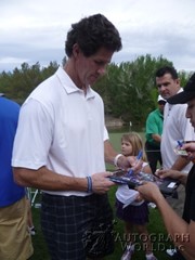 signing photo