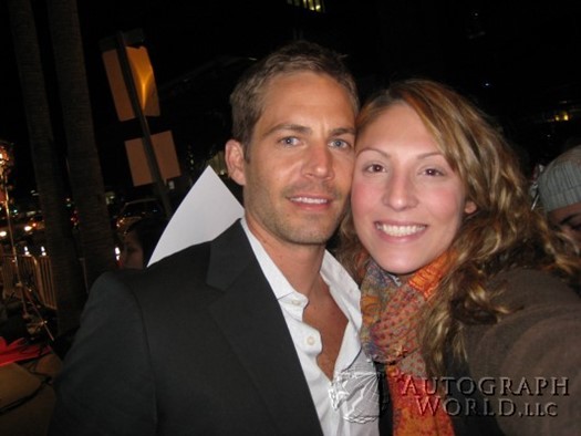 Paul Walker autograph