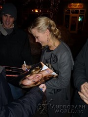 signing photo