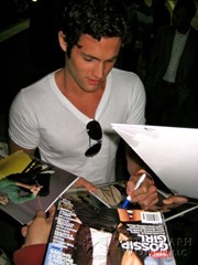 signing photo