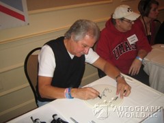 signing photo