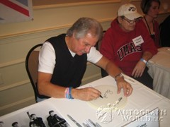 signing photo