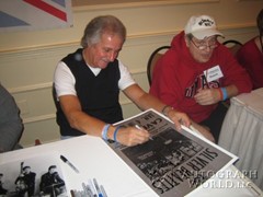 signing photo