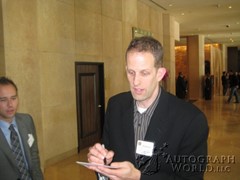 signing photo